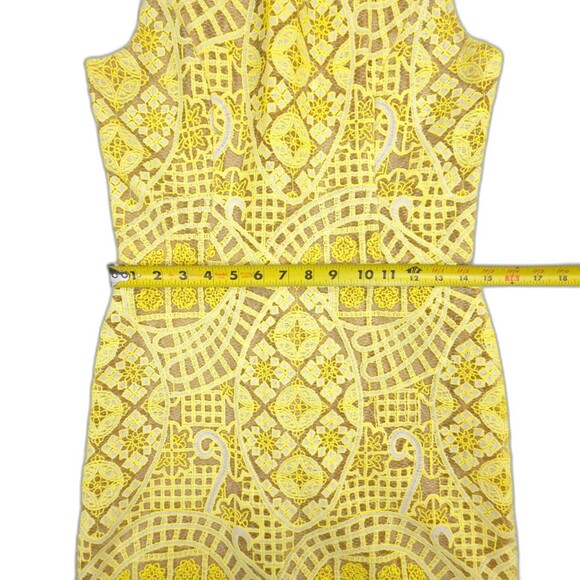 NEW Alexis Anthea Lace Midi Dress Aurora Bright Yellow Romantic Feminine Resort - Picture 4 of 8